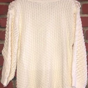 Velvet knit sweater (used)